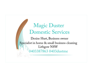 Business Card Design by mromano for Magic Duster Domestic Services | Design: #2240883