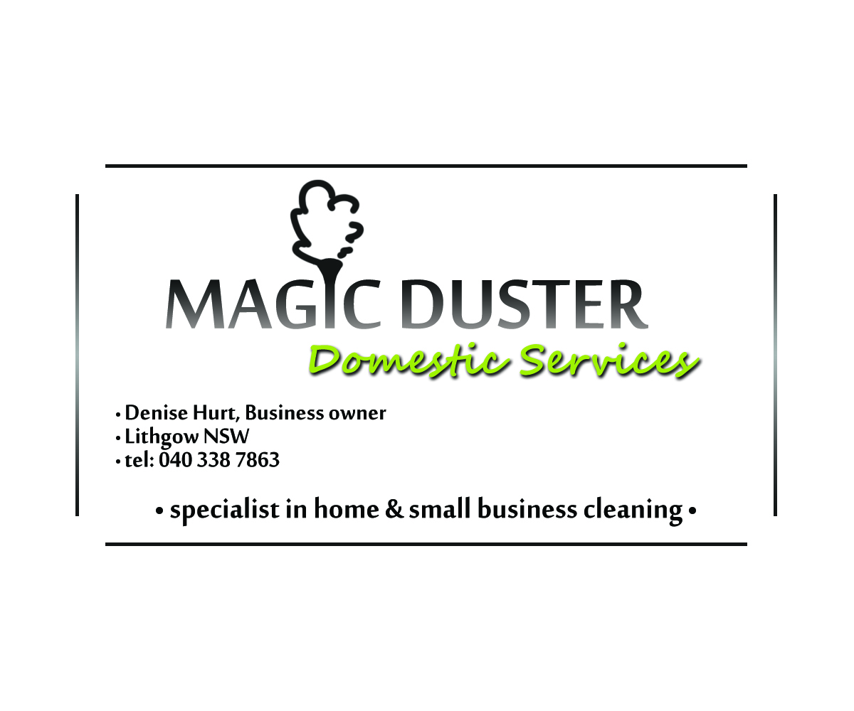 Business Card Design by EGO Design for Magic Duster Domestic Services | Design #2230819