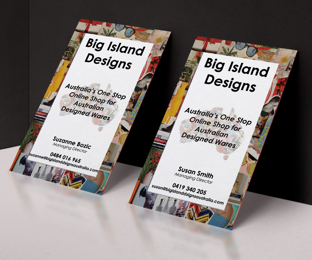Diseño de Tarjeta de Presentación por Wave Creative para big island designs australia | Diseño #10561053