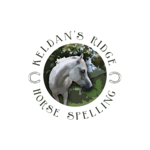 Keldan's Ridge Horse Spelling | Logo Design by Living Horses Graphics