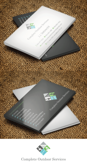 Visitenkarten-Design von Riz' für Complete Outdoor Services | Design #10600550