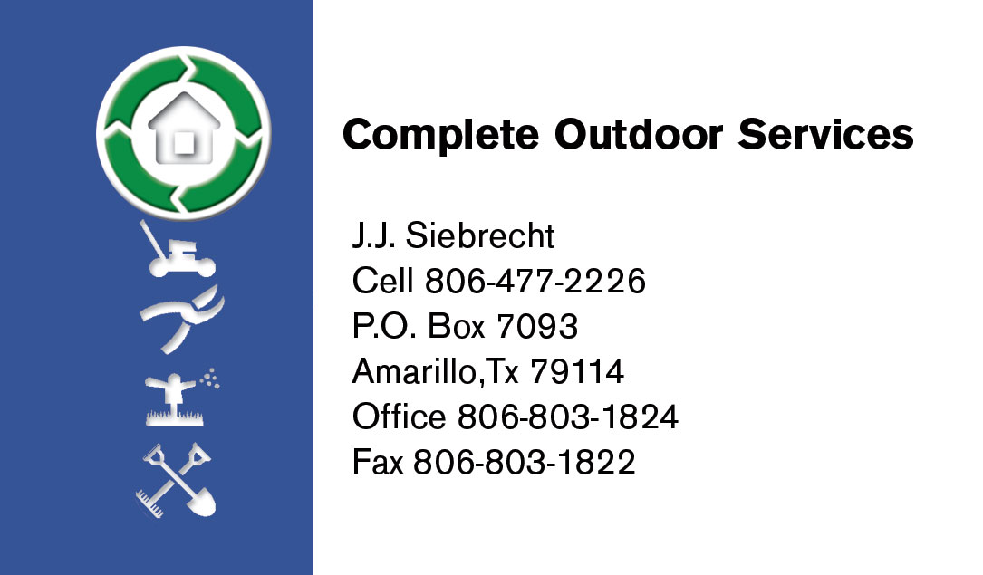 Business Card Design by iztok.brodnjak for Complete Outdoor Services | Design #10565469