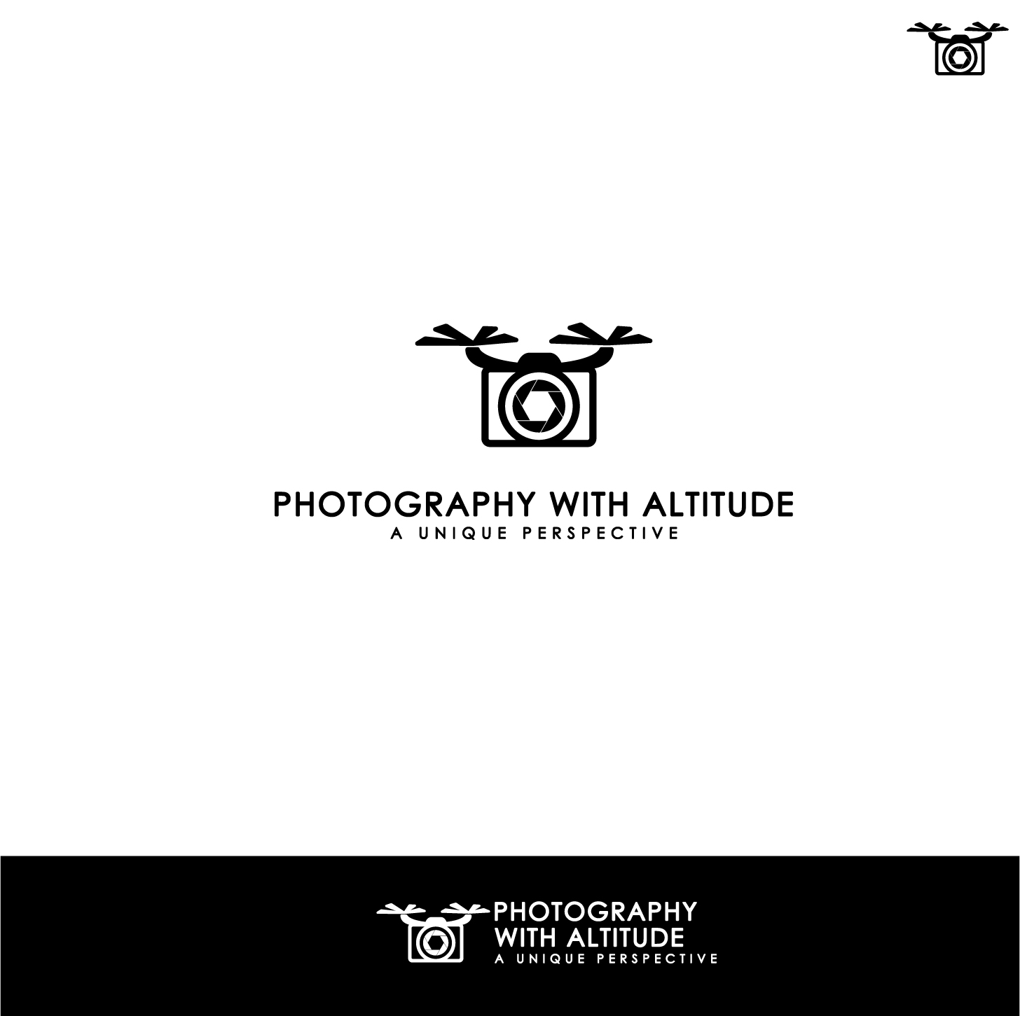 Logo Design by abc. for Photography with Altitude | Design #10555587