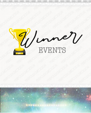 Logo Design by PinkPolkaLime for Winner Events | Design: #10676359