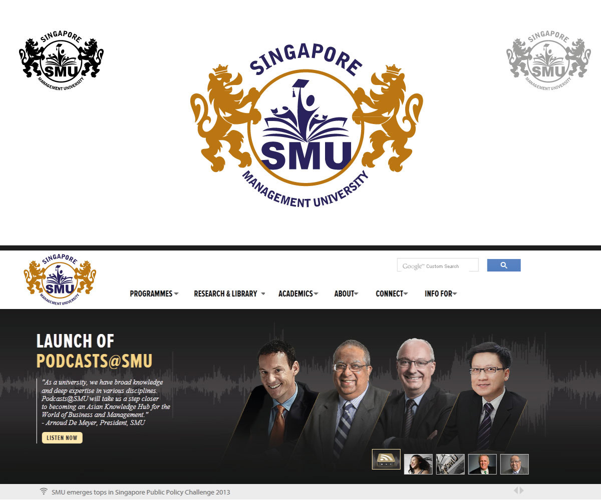 Logo Design by Crest Logo Designs for Singapore Management University  | Design #2232610