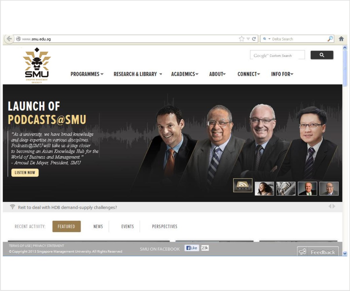 Logo Design by Crest Logo Designs for Singapore Management University  | Design #2239300