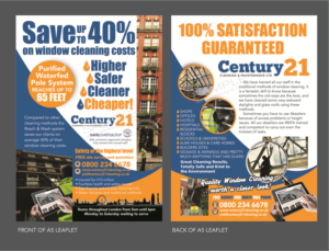 window cleaning brochure