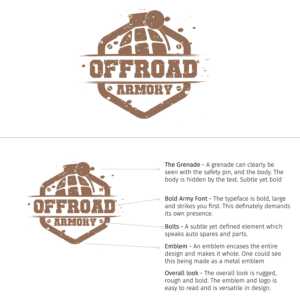 Logo Design by MadMax23 for OFFROAD ARMORY | Design: #10596860