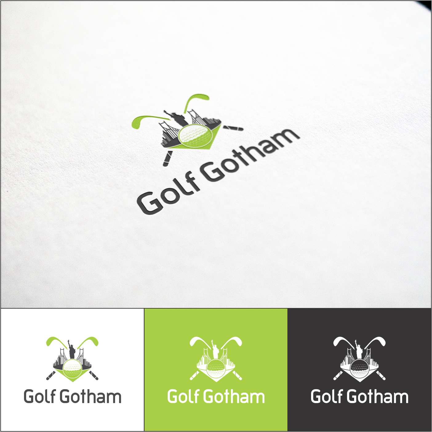 Logo Design by DG for Golf Gotham | Design #10573455