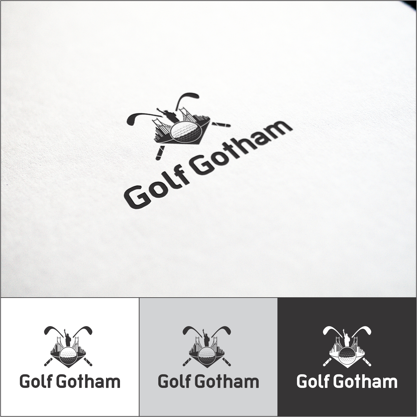 Logo Design by DG for Golf Gotham | Design #10573457