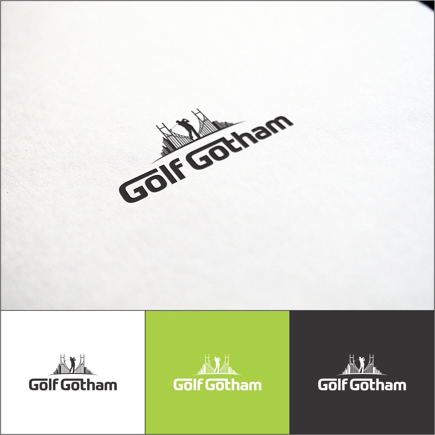 Logo Design by DG for Golf Gotham | Design #10573458