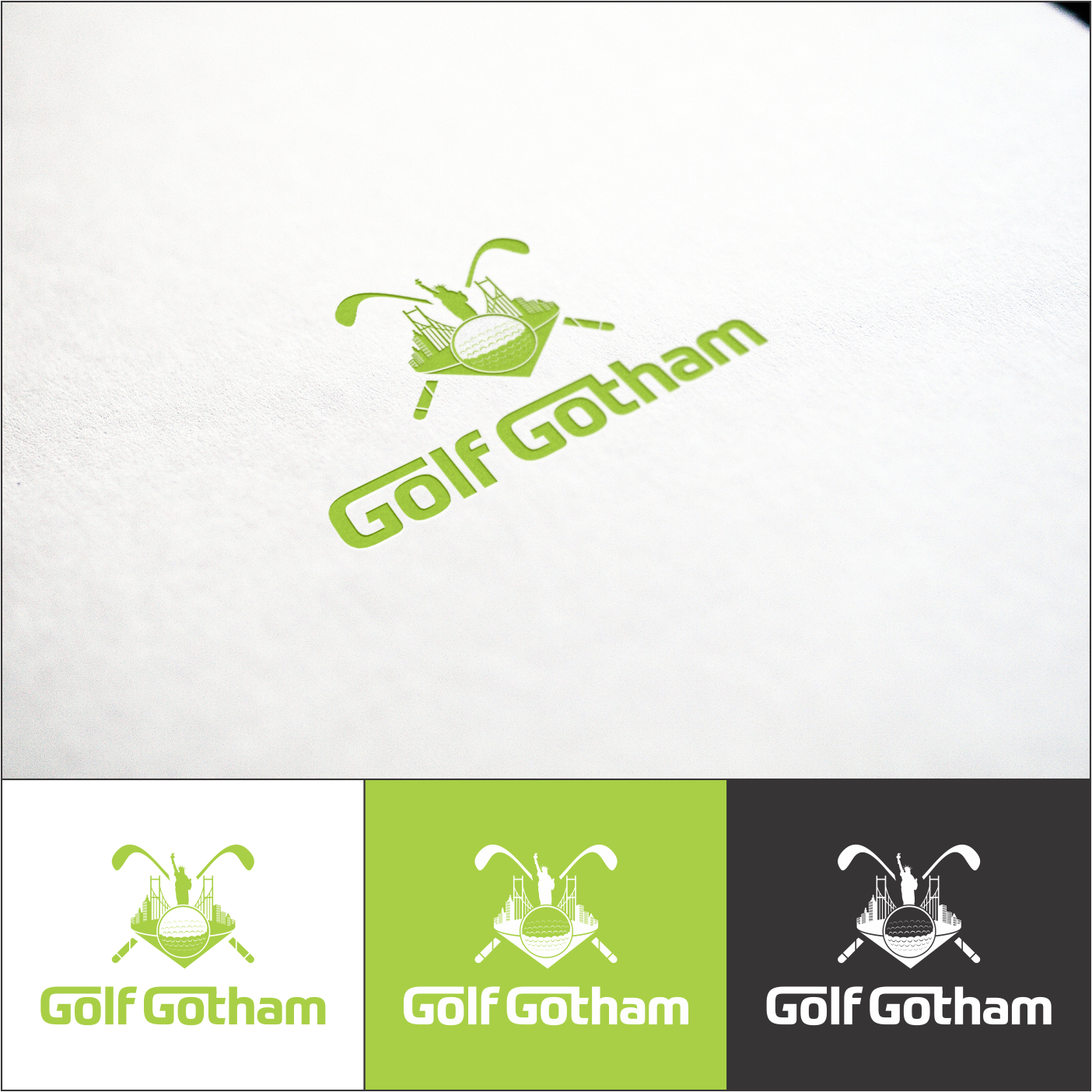 Logo Design by DG for Golf Gotham | Design #10573459