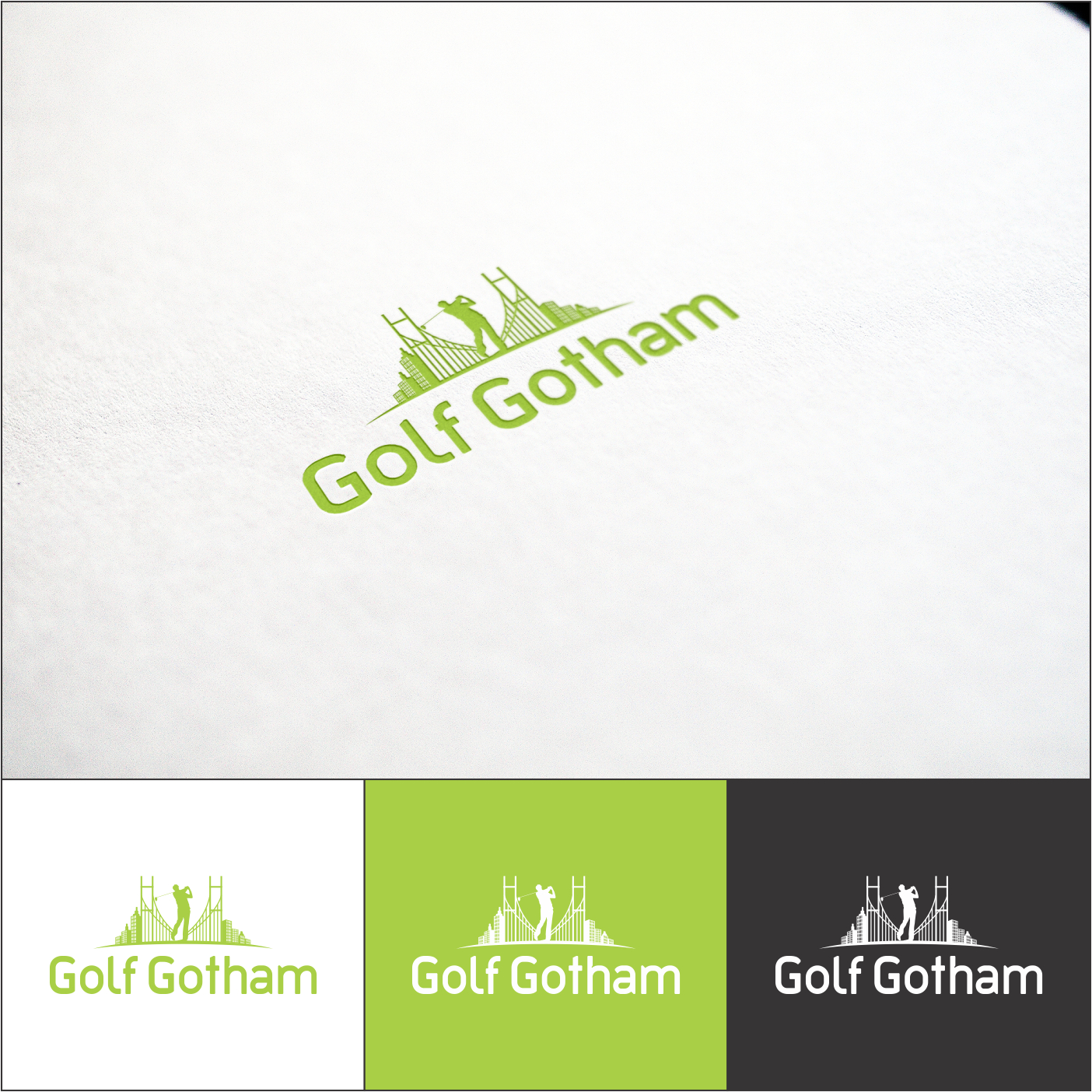 Logo Design by DG for Golf Gotham | Design #10573460