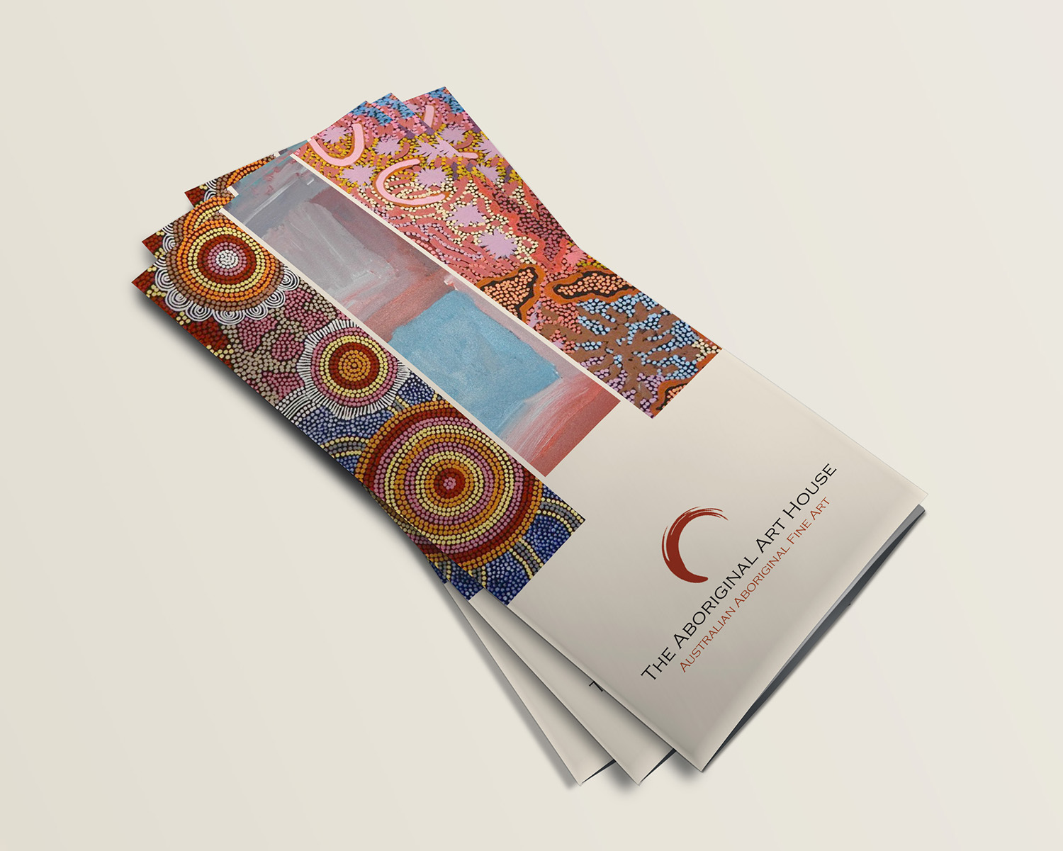 Brochure Design by Mish Stark for The Aboriginal Art House | Design #10587333
