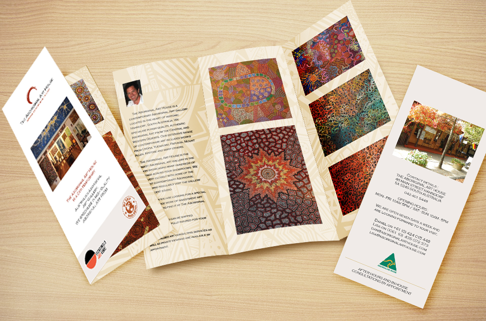Brochure Design by dilipkrnath for The Aboriginal Art House | Design #10605499