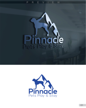 Diseño de Logo por 3Guys para Pinnacle Pets Play & Stay | Diseño: #10561900