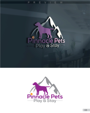 Diseño de Logo por 3Guys para Pinnacle Pets Play & Stay | Diseño: #10674564