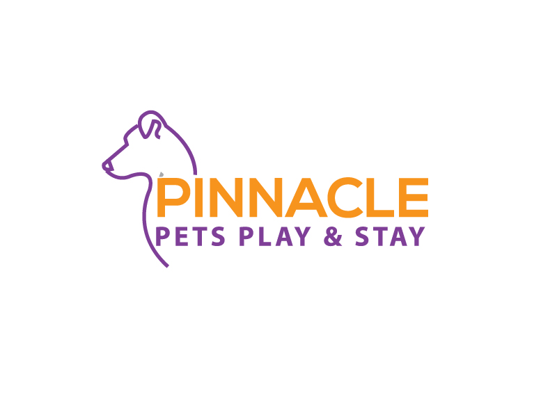 Logo Design by saddam.nh2015 for Pinnacle Pets Play & Stay | Design #10662519