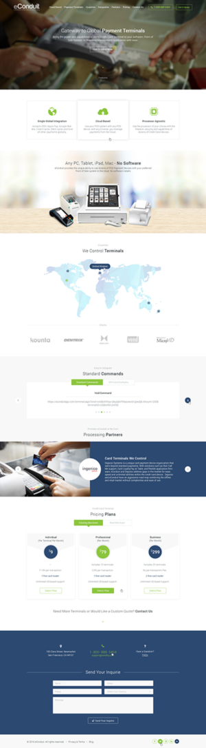 eConduit EMV Integration Platform | Web Design by Ved Web Services