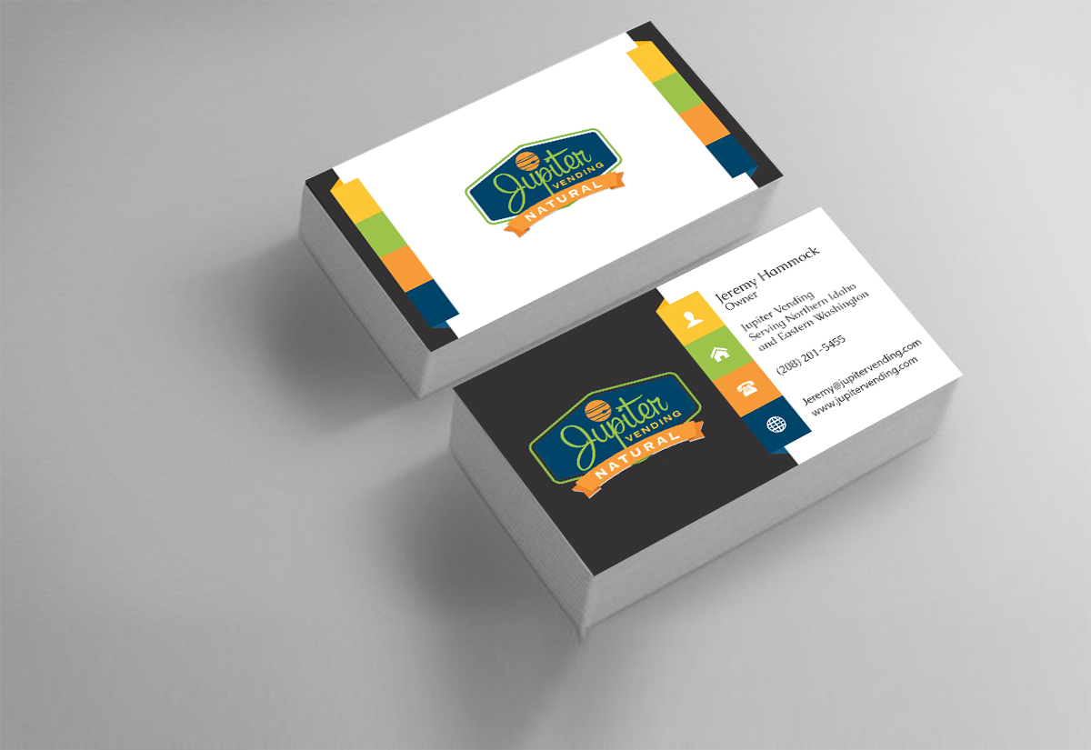 Business Card Design by TGDesigns for Jupiter Vending | Design #10582139