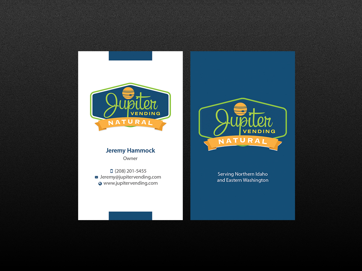 Diseño de Tarjeta de Presentación por Creations Box 2015 para Jupiter Vending | Diseño #10584852