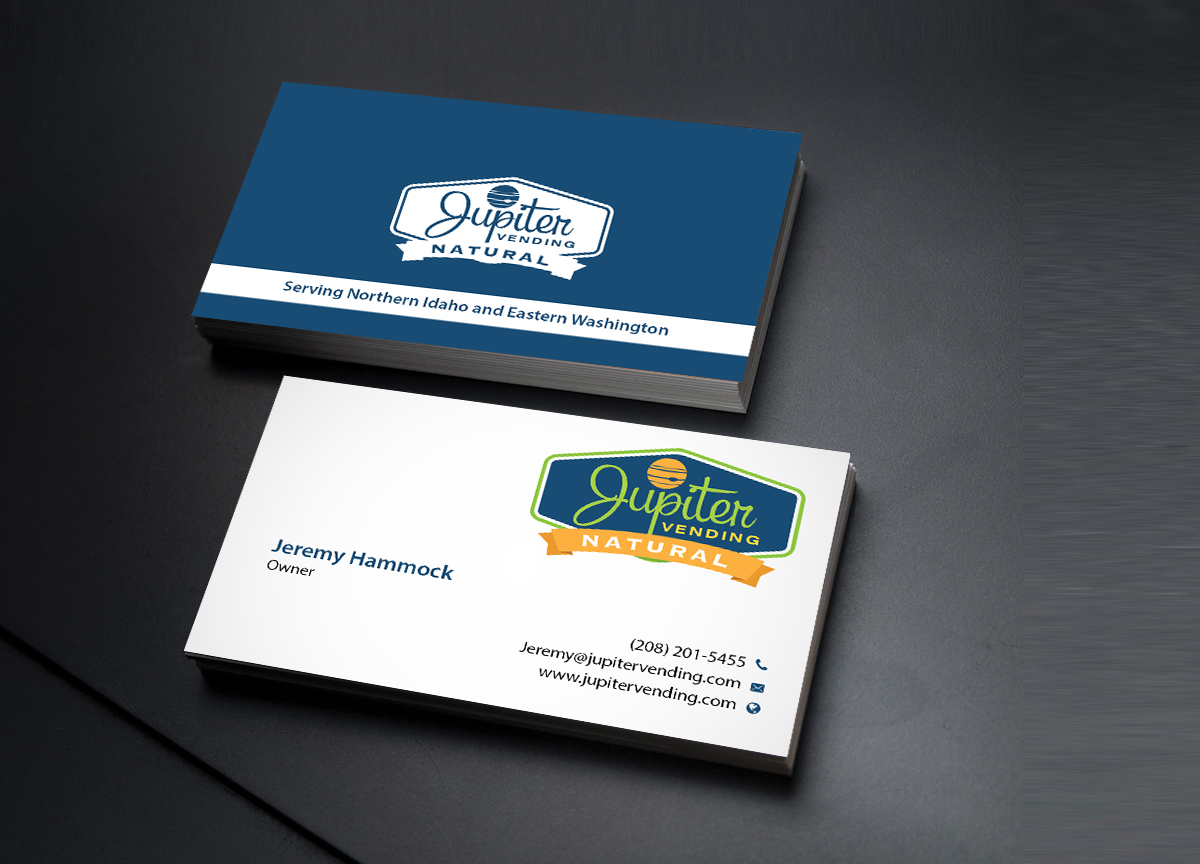 Diseño de Tarjeta de Presentación por Creations Box 2015 para Jupiter Vending | Diseño #10584862