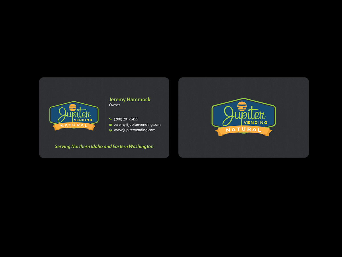 Business Card Design by Creations Box 2015 for Jupiter Vending | Design #10584864