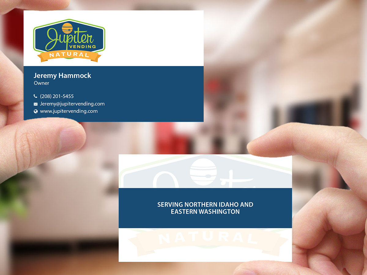 Diseño de Tarjeta de Presentación por Creations Box 2015 para Jupiter Vending | Diseño #10584867