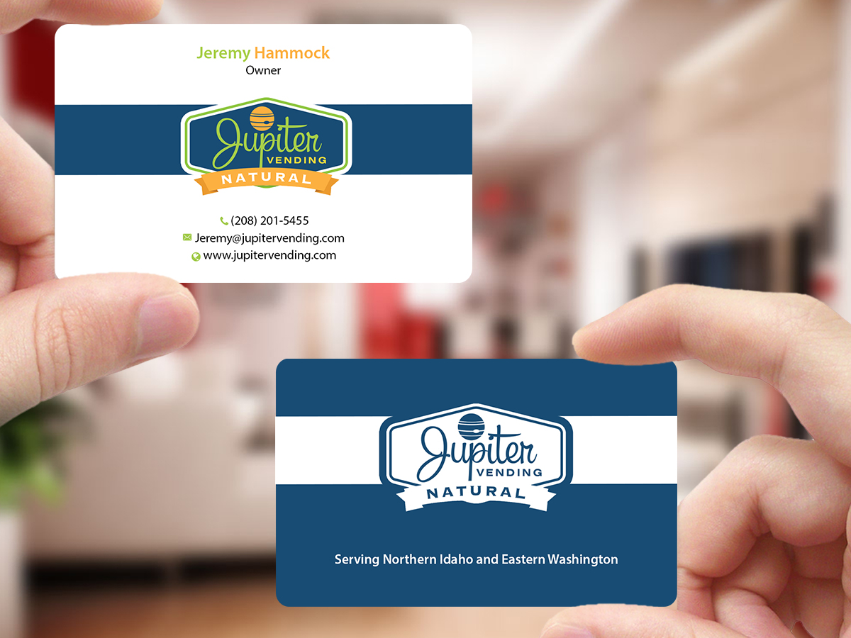 Business Card Design by Creations Box 2015 for Jupiter Vending | Design #10584869