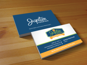 Design de Carte de Visite par Creations Box 2015 pour Jupiter Vending | Design : #10599156