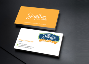 Design de Carte de Visite par Creations Box 2015 pour Jupiter Vending | Design : #10599159