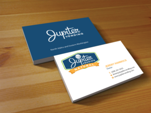 Design de Carte de Visite par Creations Box 2015 pour Jupiter Vending | Design : #10599161