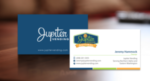 Design de Carte de Visite par chandrayaan.creative pour Jupiter Vending | Design : #10583194