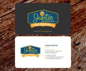 Design de Carte de Visite par SS_Designs pour Jupiter Vending | Design : #10563501