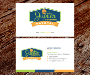 Design de Carte de Visite par SS_Designs pour Jupiter Vending | Design : #10587210