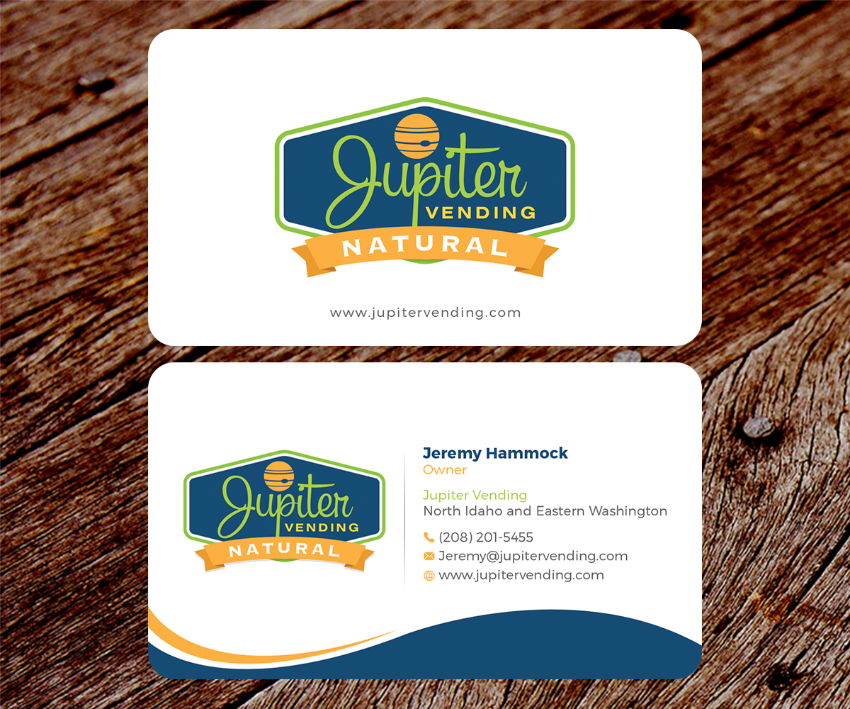 Design de Carte de Visite par SS_Designs pour Jupiter Vending | Design #10587221