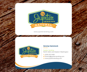 Design de Carte de Visite par SS_Designs pour Jupiter Vending | Design : #10587221