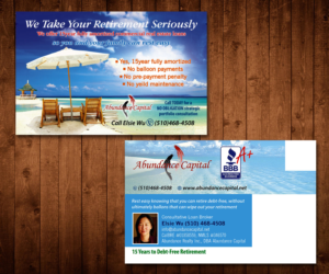 Diseño de Postal por Designers Hub para Abundance Capital | Diseño: #10573410