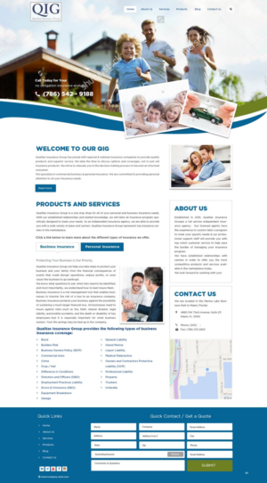 Web Design by pb for Qualitas Insurance Group | Design: #10590059