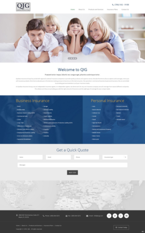 Web Design by pb for Qualitas Insurance Group | Design: #10590061