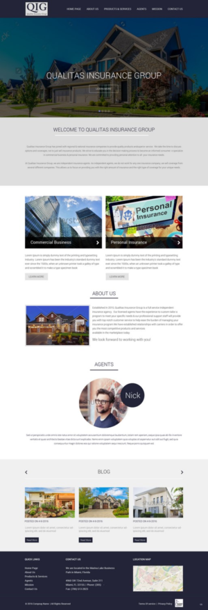 Web-Design von pb für Qualitas Insurance Group | Design #10598862