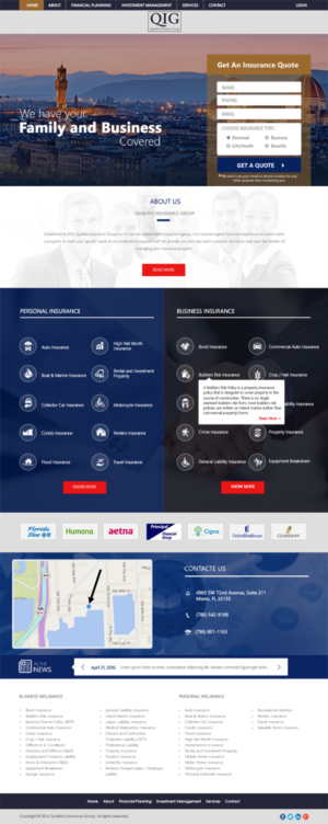 Web-Design von sindhipaswan für Qualitas Insurance Group | Design #10674971