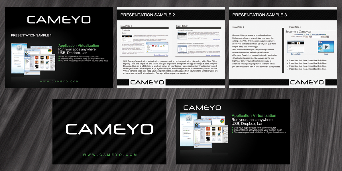 PowerPoint Design by diRtY.EMM for Cameyo | Design #466878