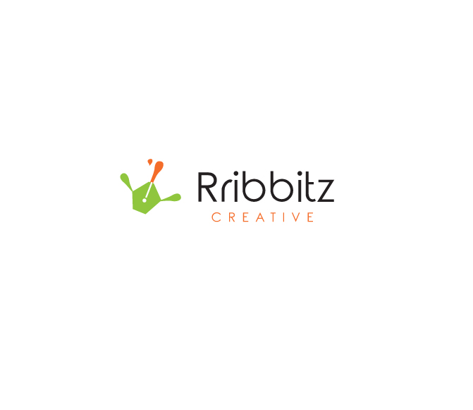 Logo Design by Hiccups Design for Rribbitz Creative Communications | Design #10570448