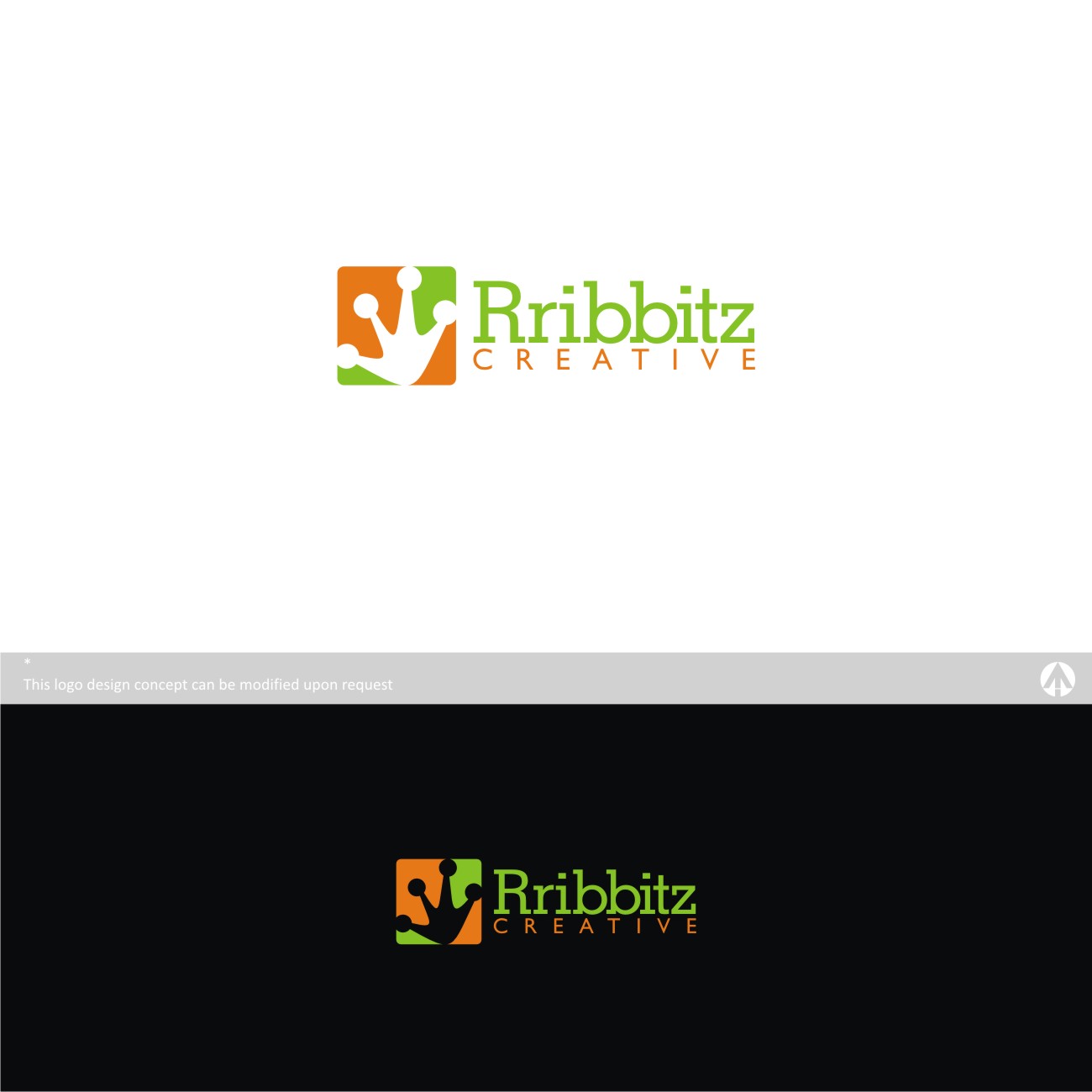 Logo Design by MBARO for Rribbitz Creative Communications | Design #10609089