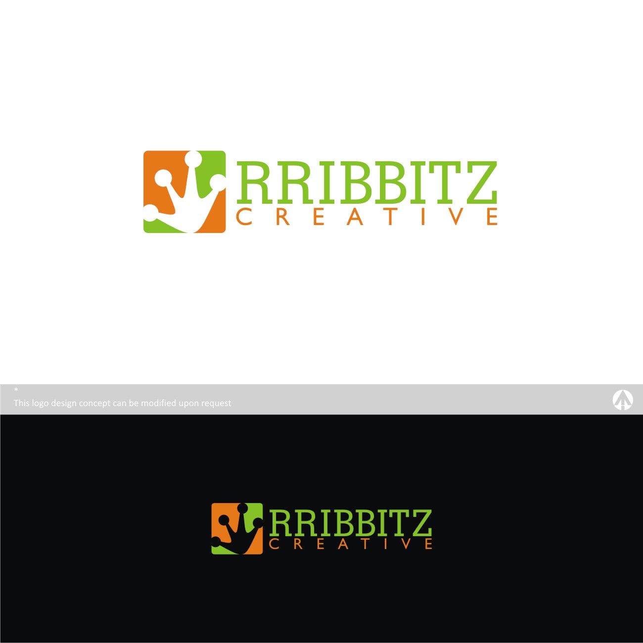 Logo Design by MBARO for Rribbitz Creative Communications | Design #10658635