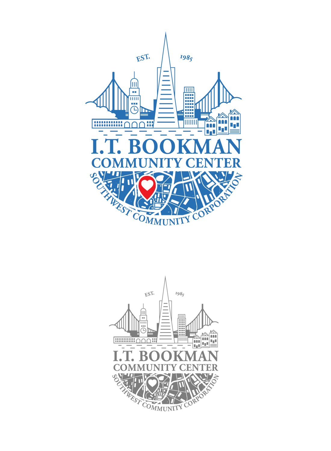 Logo-Design von BuntarBG für I.T. Bookman Community Center | Design #10912439