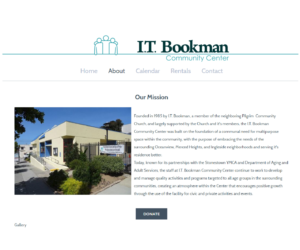 Logo Design by El Ojo creativo for I.T. Bookman Community Center | Design: #10781878