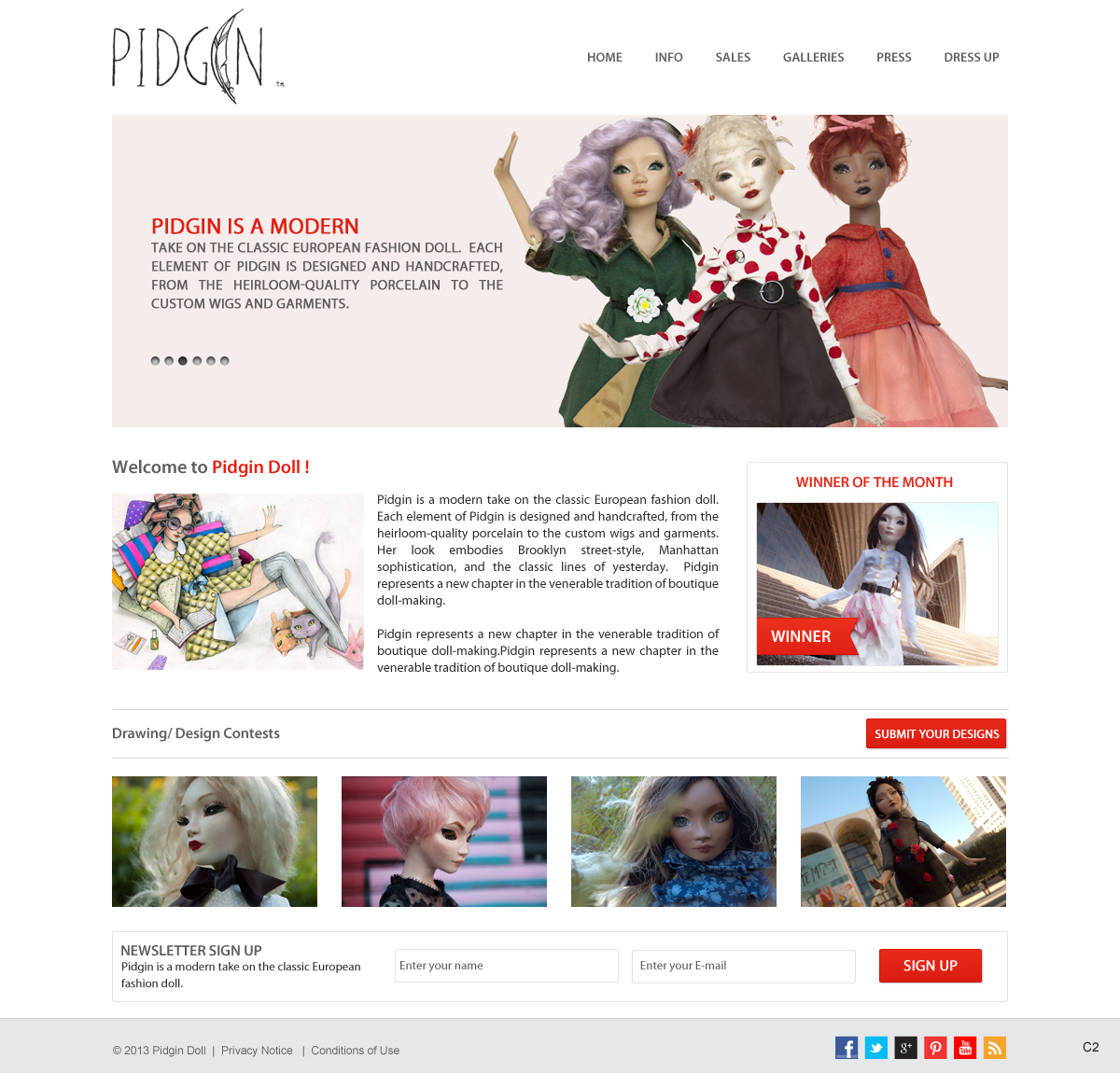 Web Design by pb for J David McKenney | Design #2355278