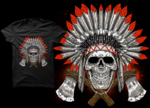 Print-On-Demand T-Shirt Company needs detailed T-Shirt Designs with SKULLS, BONES and/or SKELETONS | Diseño de Camiseta por cithuwill